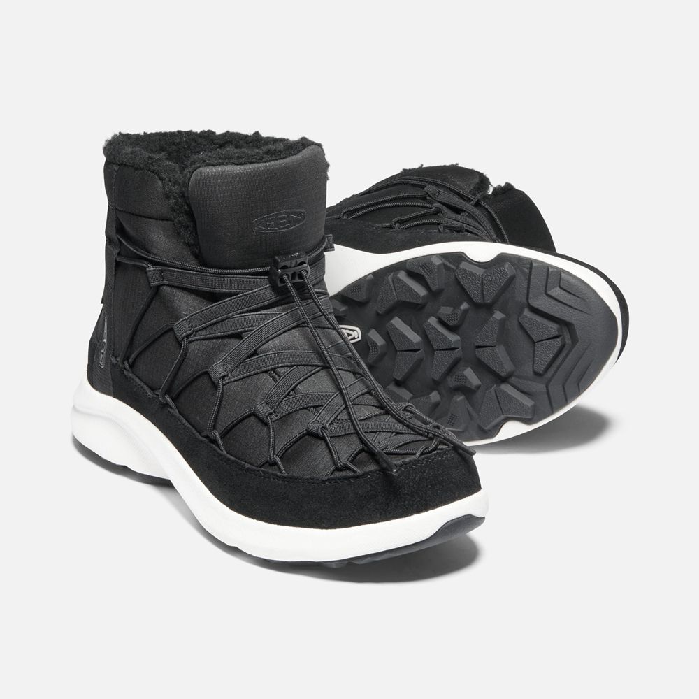 Keen Chukka Kängor Dam Svarta/Vita - Uneek Snk Waterproof - 952136NLH